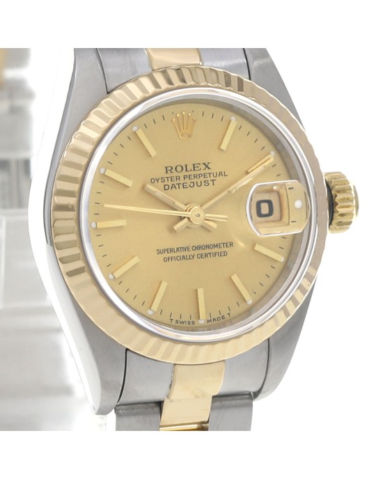 Rolex Lady-Datejust Stainless Steel Yellow Gold 69173